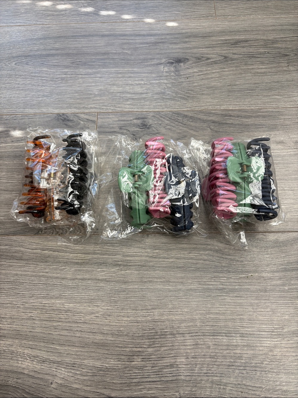 Large Hair Claw Clips Bundle | 9 Clips Total